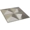 Ekena Millwork 19 5/8in. W x 19 5/8in. H Richmond EnduraWall Decorative 3D Wall Panel Covers 2.67 Sq. Ft. WP20X20RIBCR - alternate 6